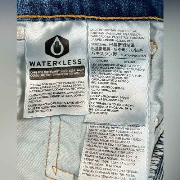LEVIS Men’s 527 Slim Boot Cut Denim‎ Blue Jeans Size 29/30 Y2K Retro Casual - Picture 8 of 16